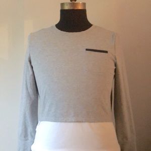 ATHLETA CROPPED SWEATSHIRT XL